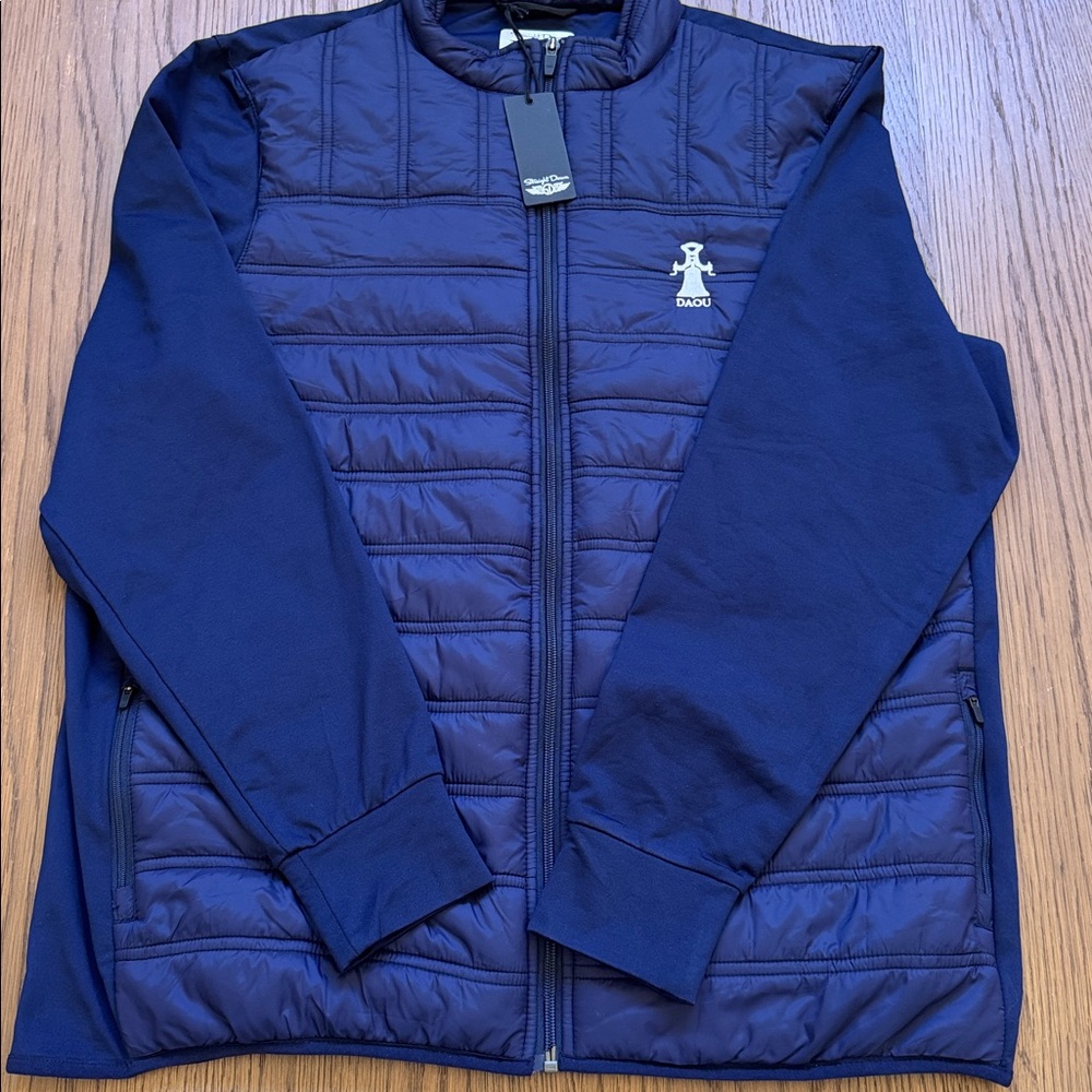 NWT Straight Down Patton Jacket Indigo Size Large